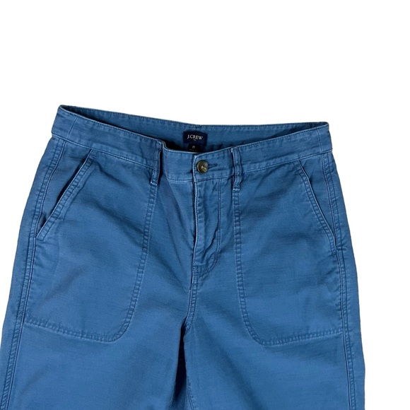 J. Crew Women’s Size 8 Blue Cotton Chino Pants - Picture 3 of 11